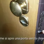 Aprire la porta blindata senza chiave: come si può fare?