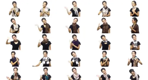 5 modi per indossare una sciarpa o un foulard | Foto e video tutorial