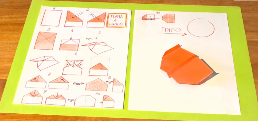 Come fare un aereo di carta: aerei pieghevoli in carta