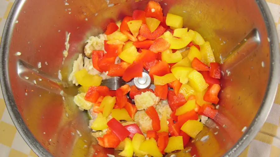 Zuppa, baccalà e peperoni