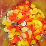 Zuppa, baccalà e peperoni