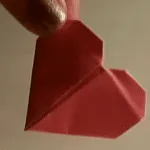 Come fare un origami a forma di cuore